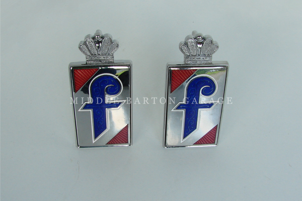 PININFARINA F" BADGE REPLICA  (PAIR)